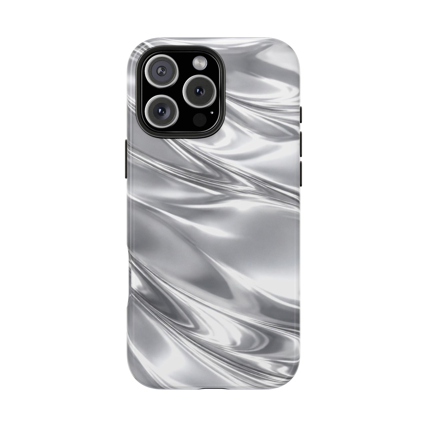 Silver Metallic - Protective Phone Case