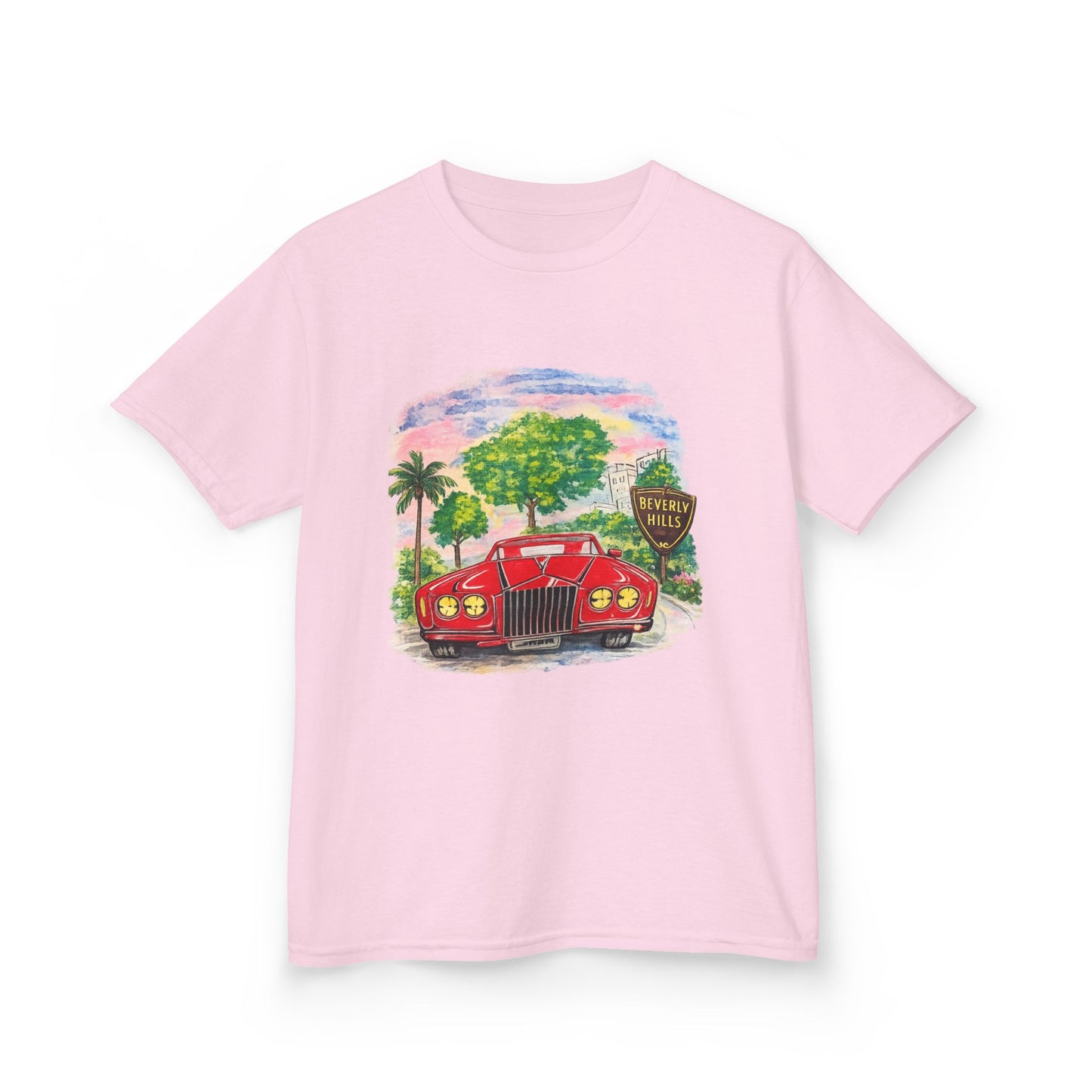 Vintage Convertible Car - Baby Tee