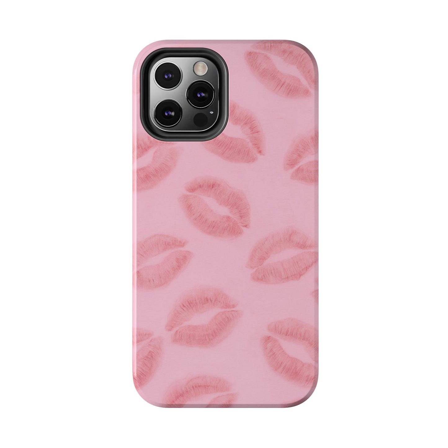 Pink Rosy Kisses - Protective Phone Case