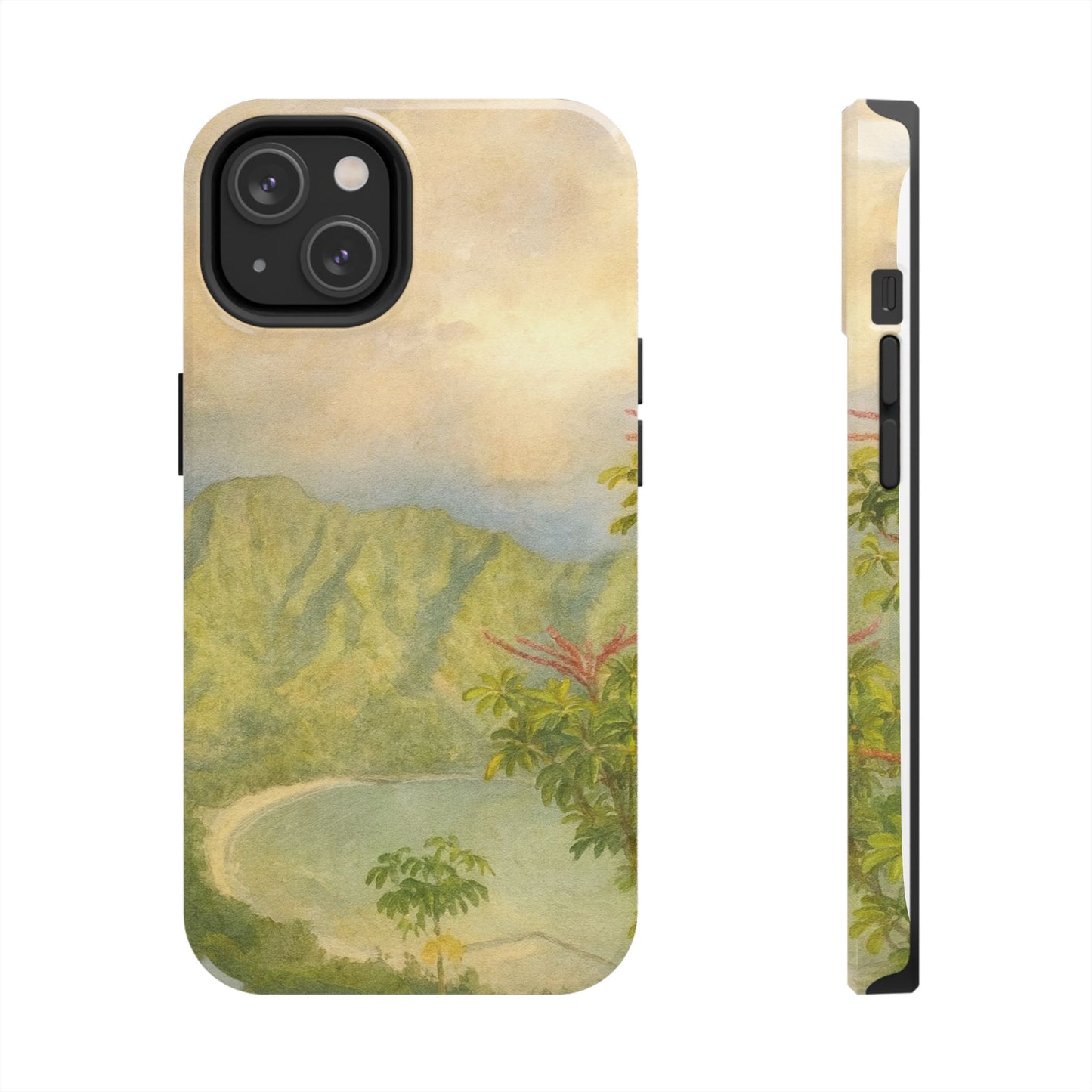 Vintage Tropical Beach - Protective Phone Case