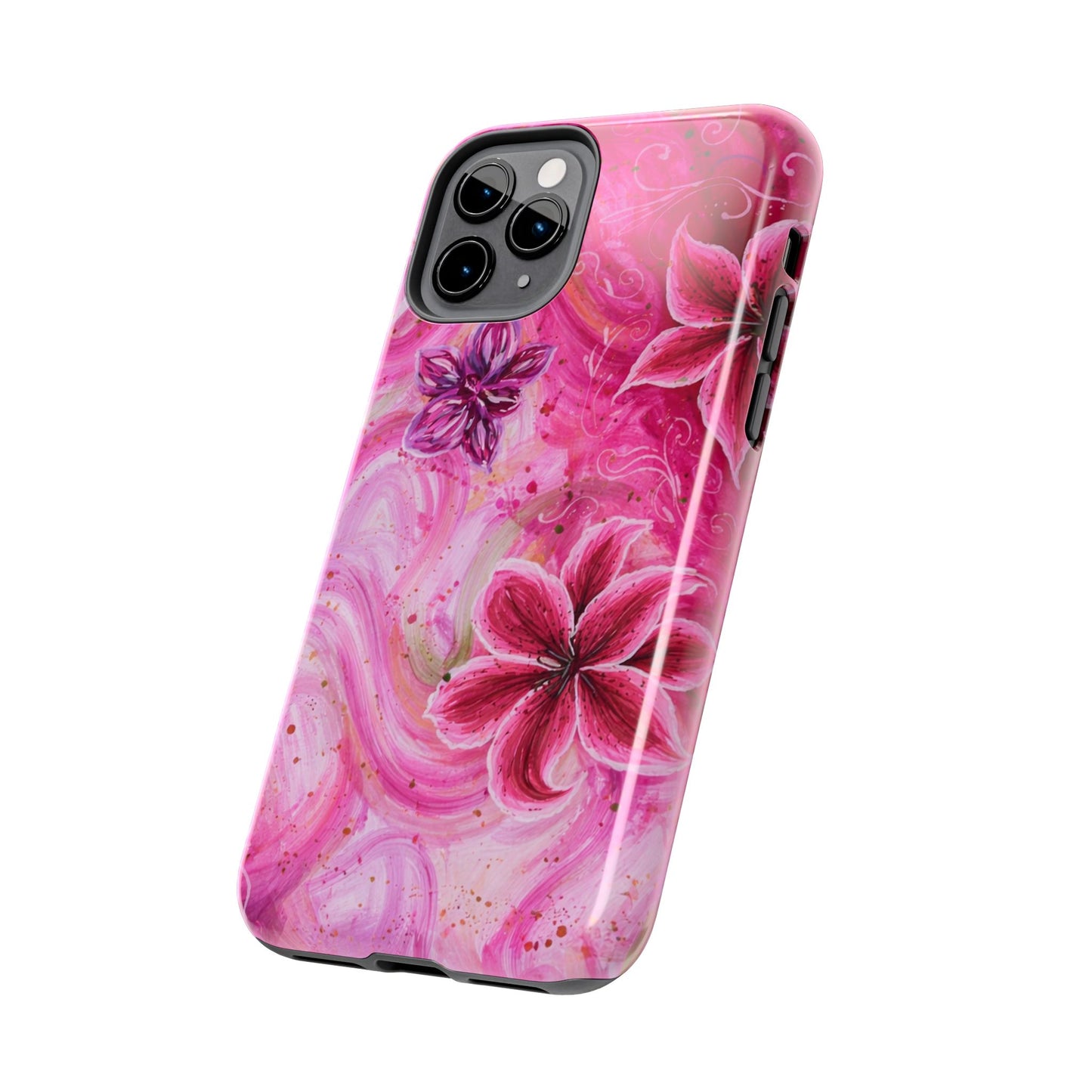 Watercolor Hibiscus - Protective Phone Case
