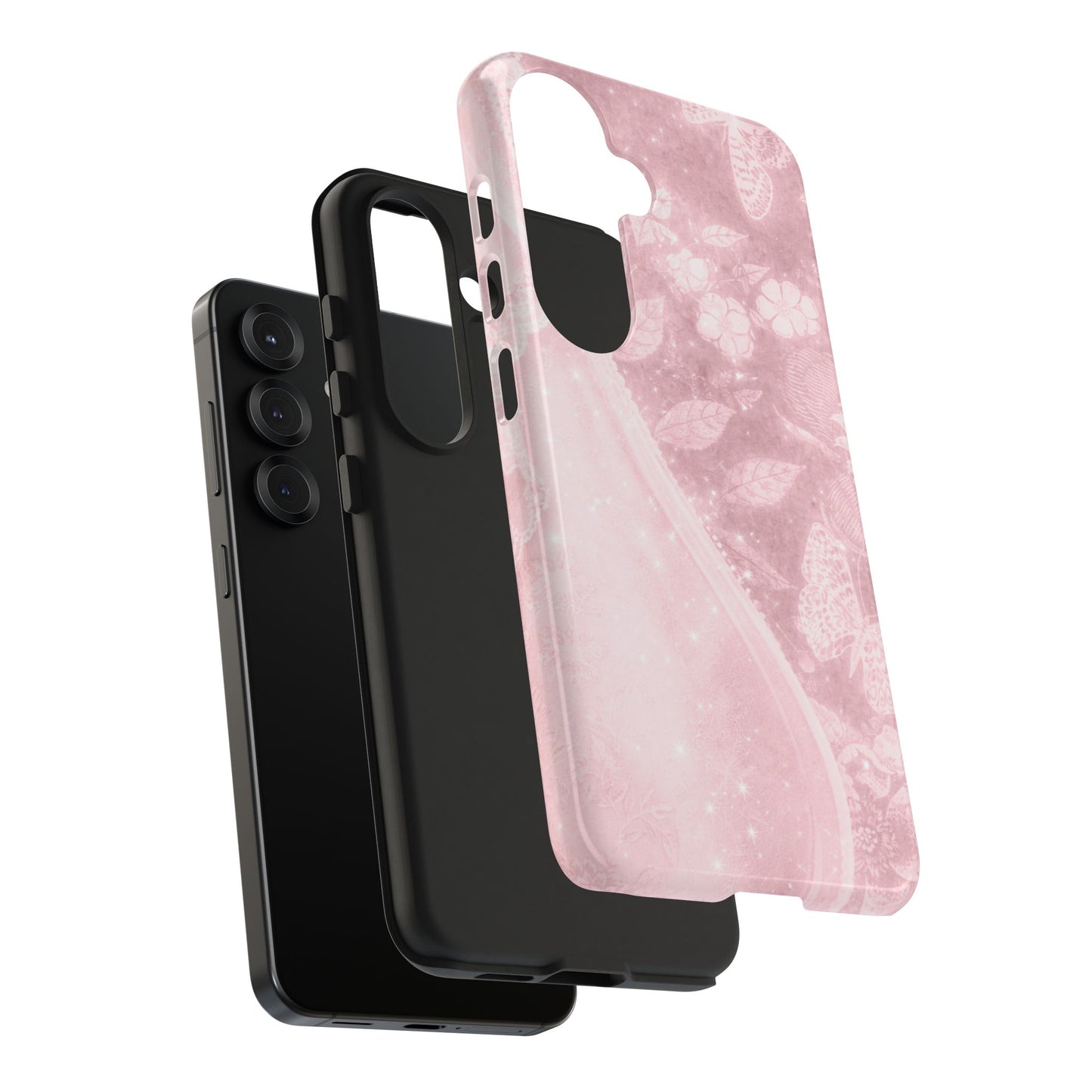 Pink Paisley - Protective Phone Case