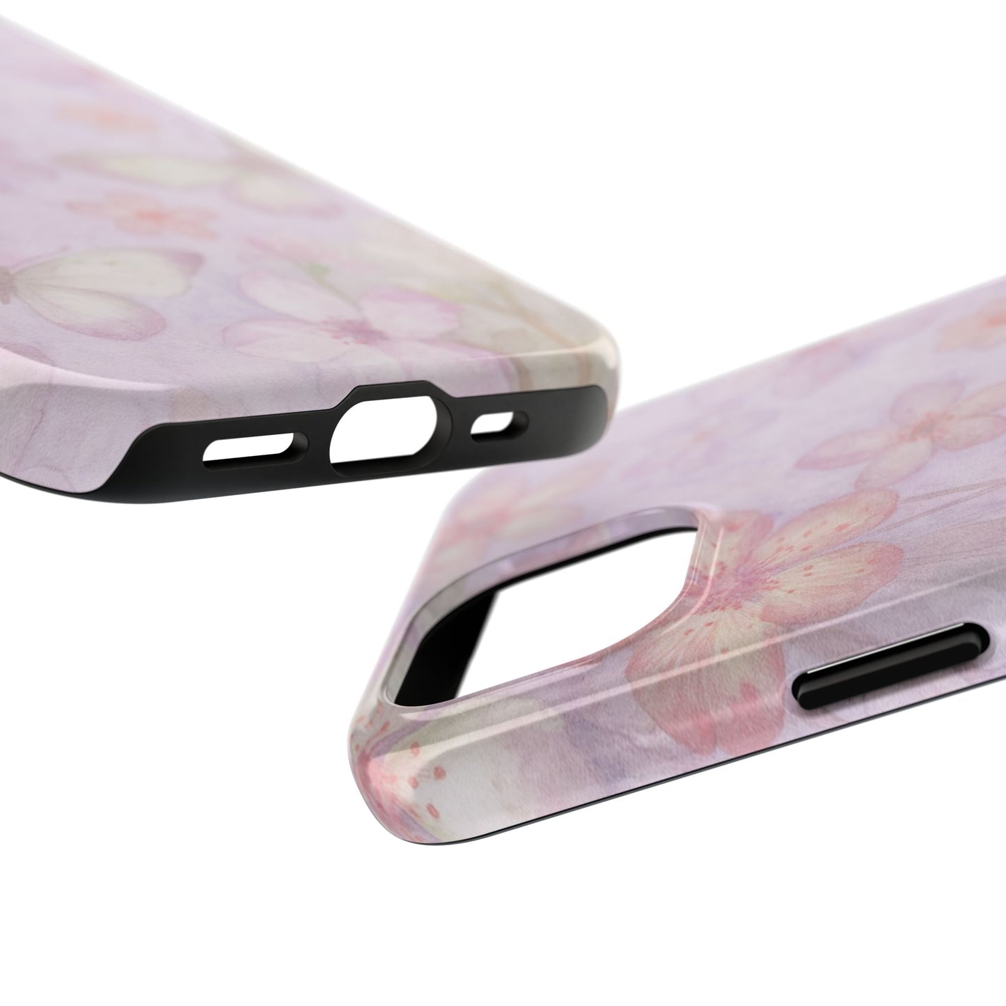 Lilac Butterfly - Protective Phone Case