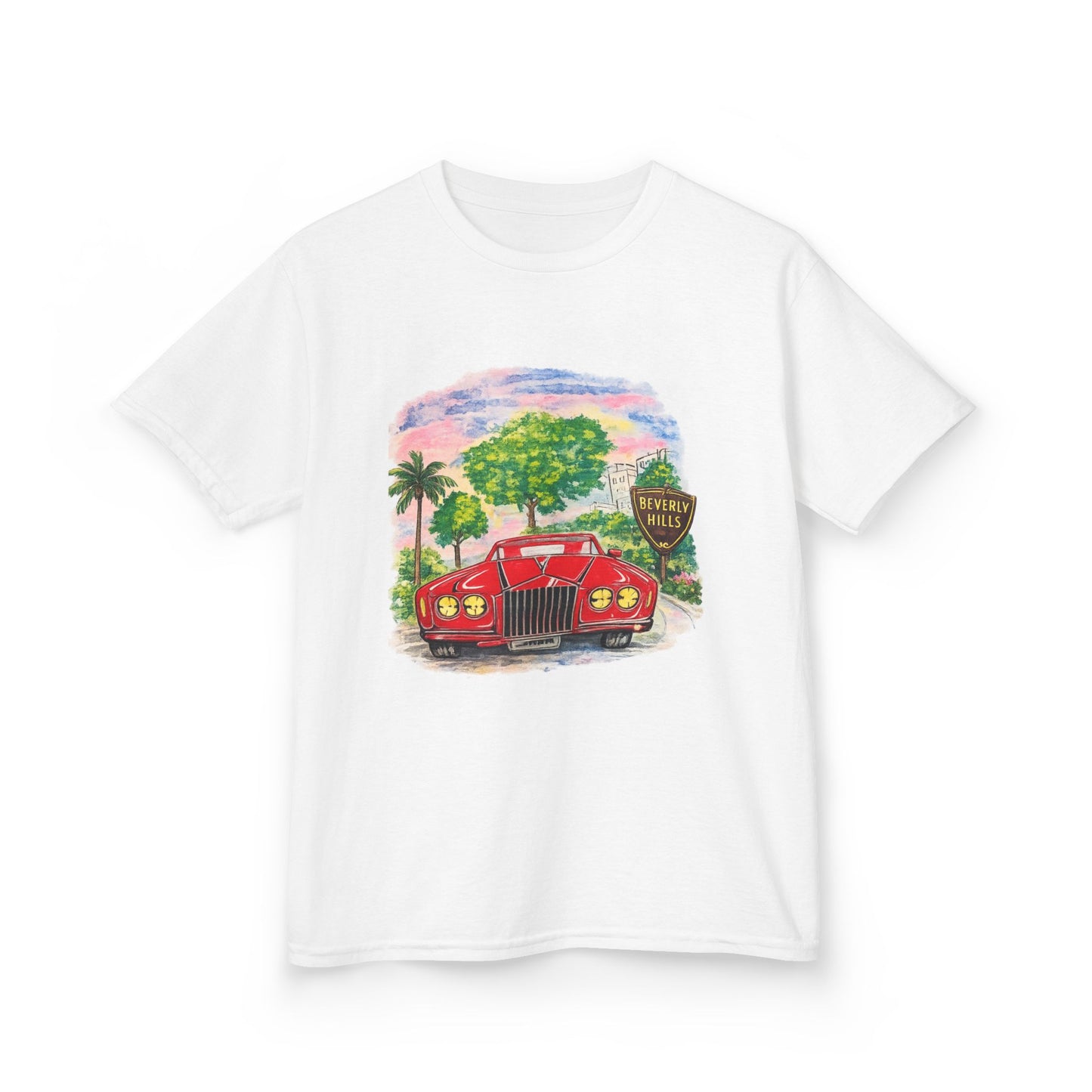 Vintage Convertible Car - Baby Tee