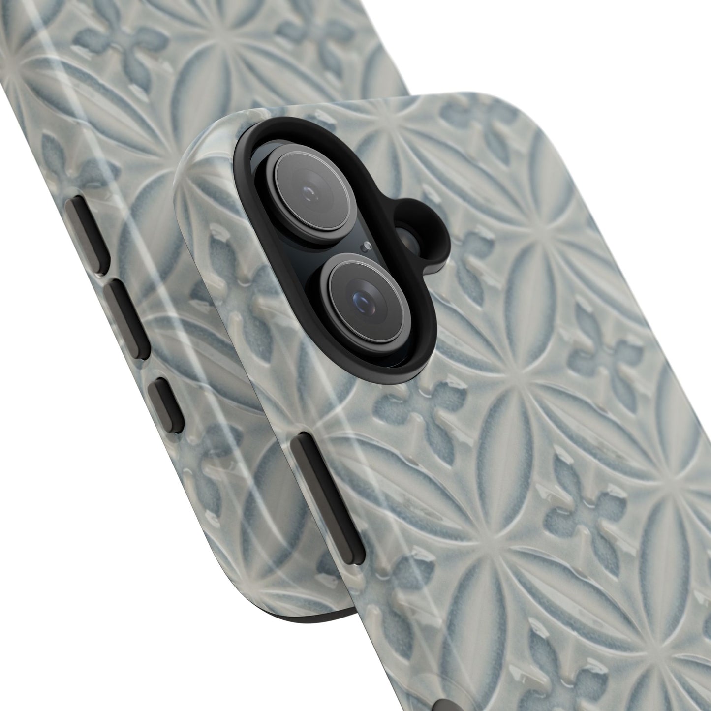 Vintage Blue Tile - Protective Phone Case