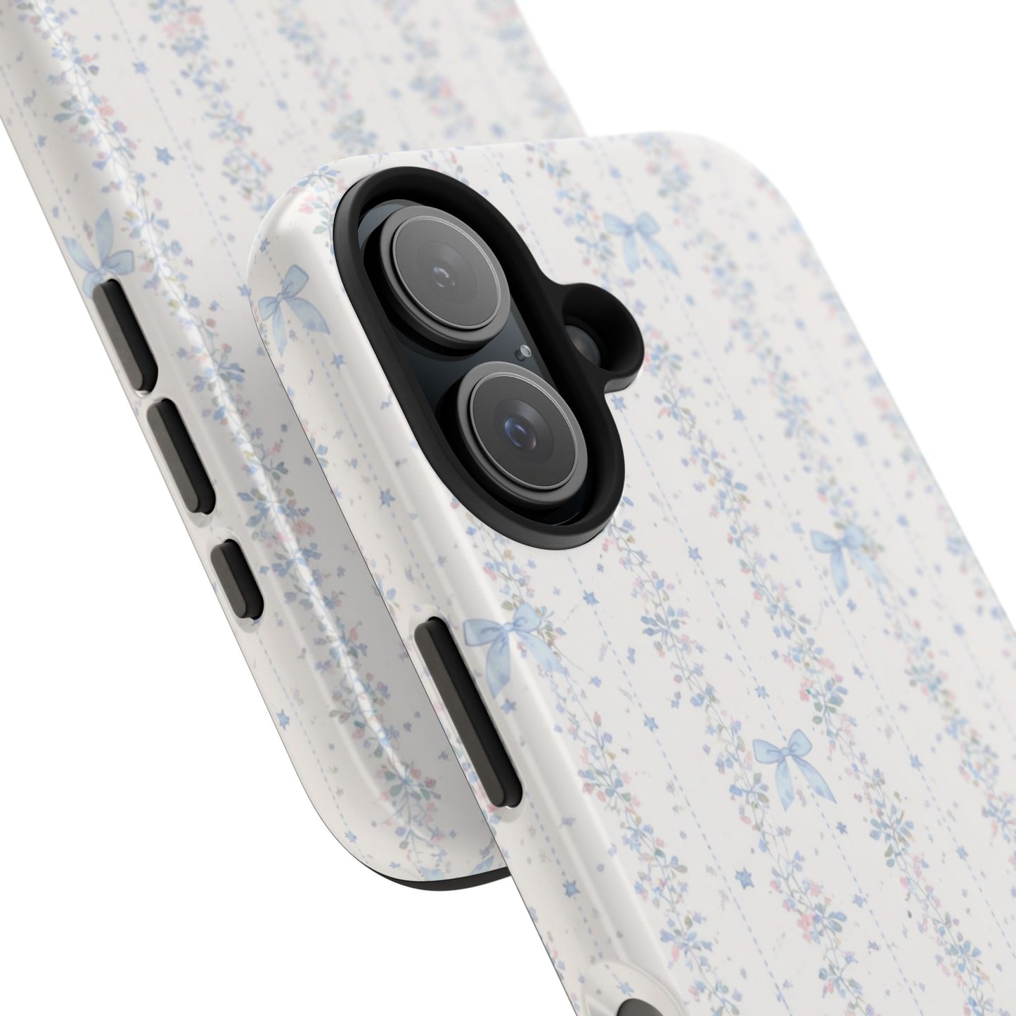 Bows and Stripes - Protective Phone Case