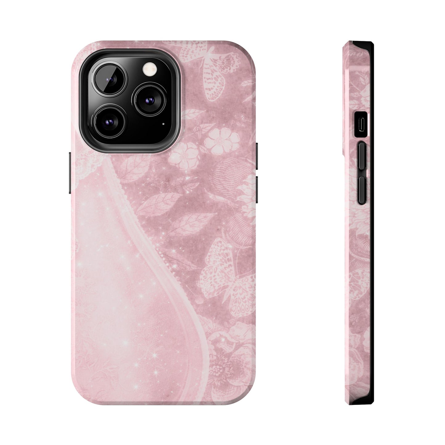 Pink Paisley - Protective Phone Case