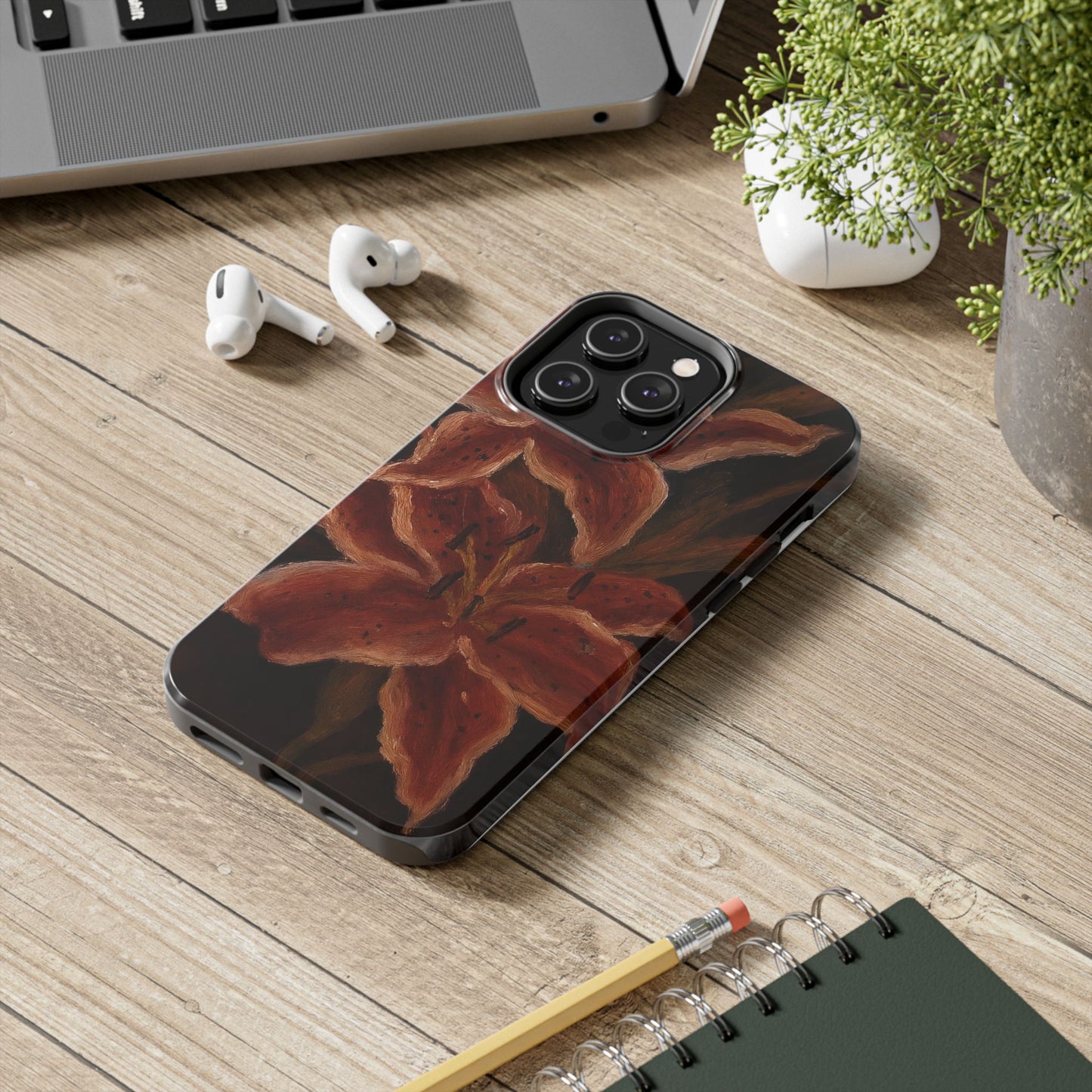 Midnight Bloom - Protective Phone Case