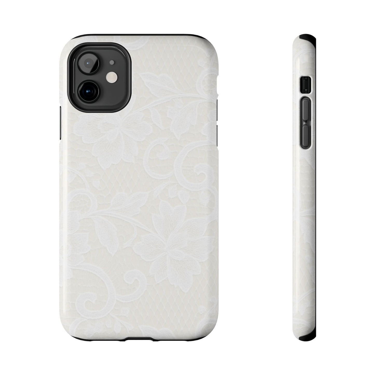 White Lace - Protective Phone Case