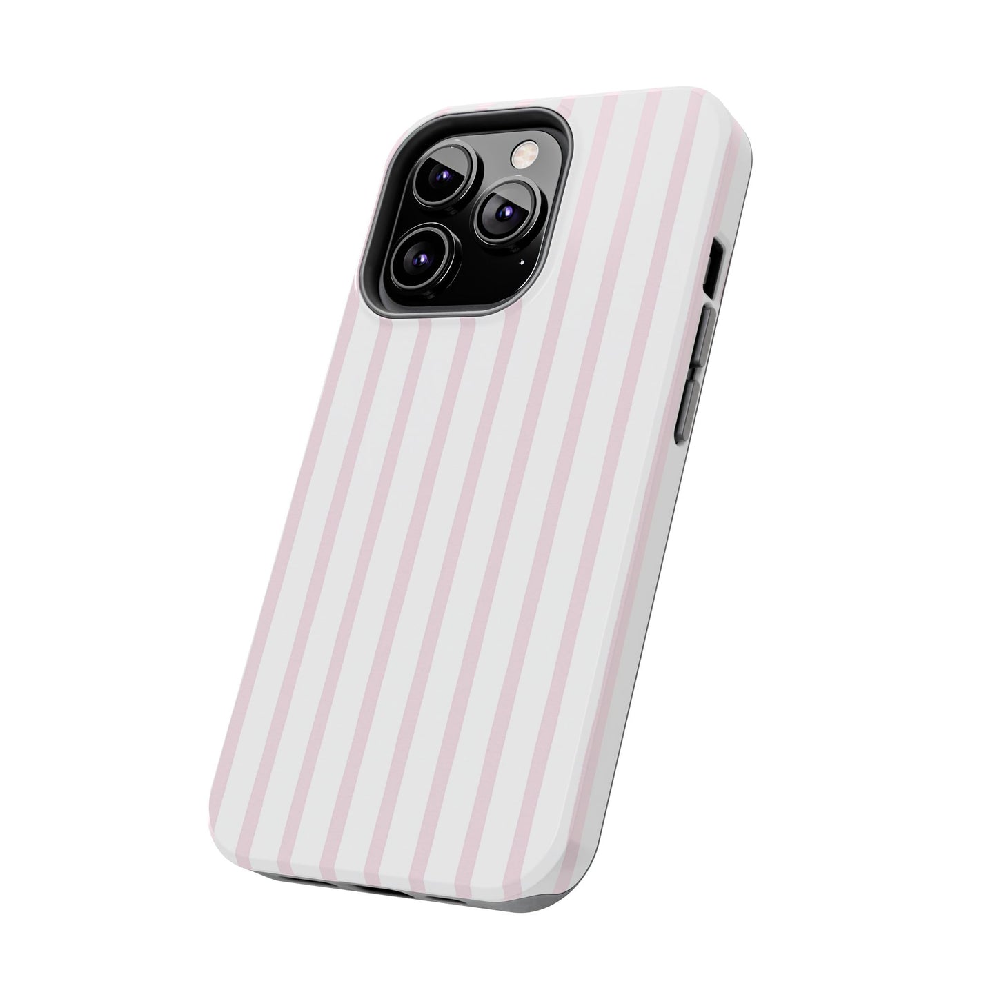 Pink Vertical Stripes - Protective Phone Case