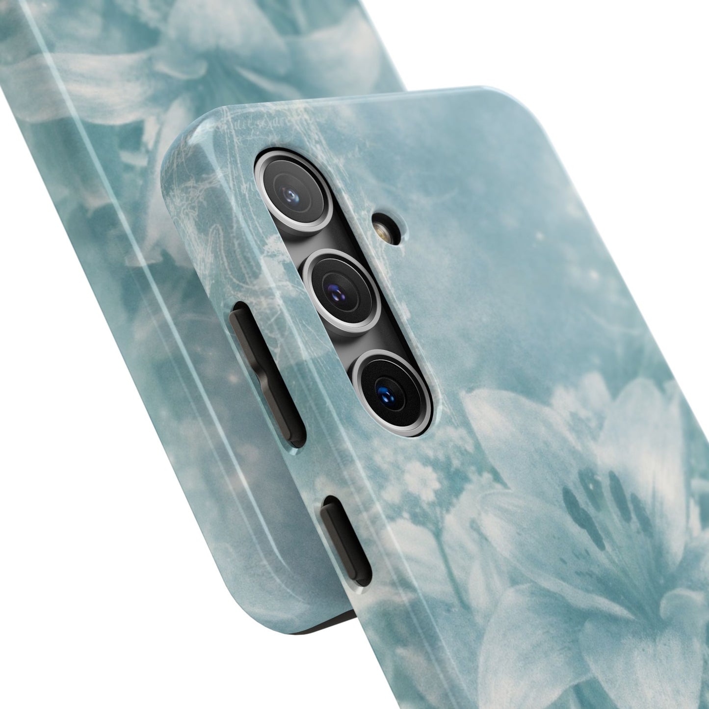 Teal Lily - Protective Phone Case