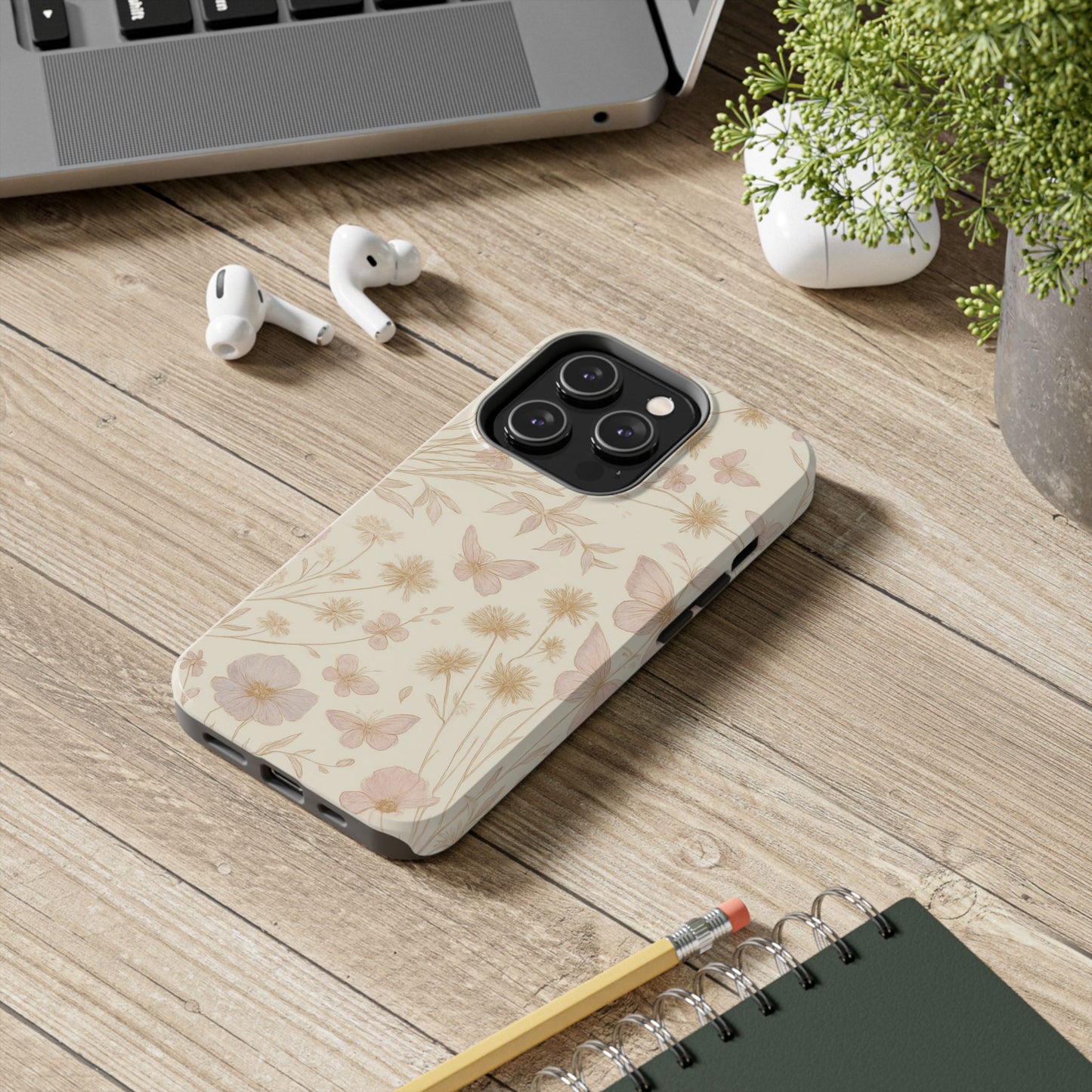 Floral Flutter - Protective Phone Case