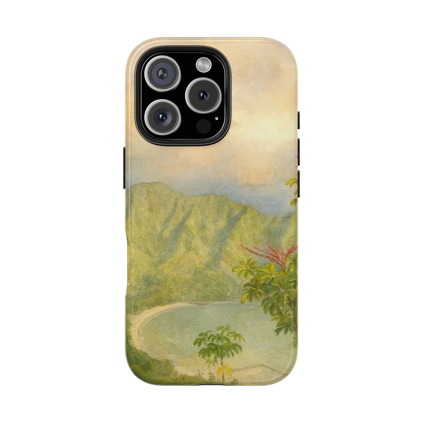 Vintage Tropical Beach - Protective Phone Case