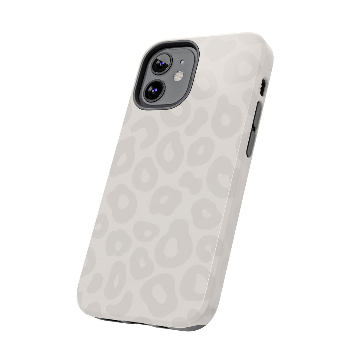 Beige Leopard Tough Phone Case – Protective Animal Print Phone Cover