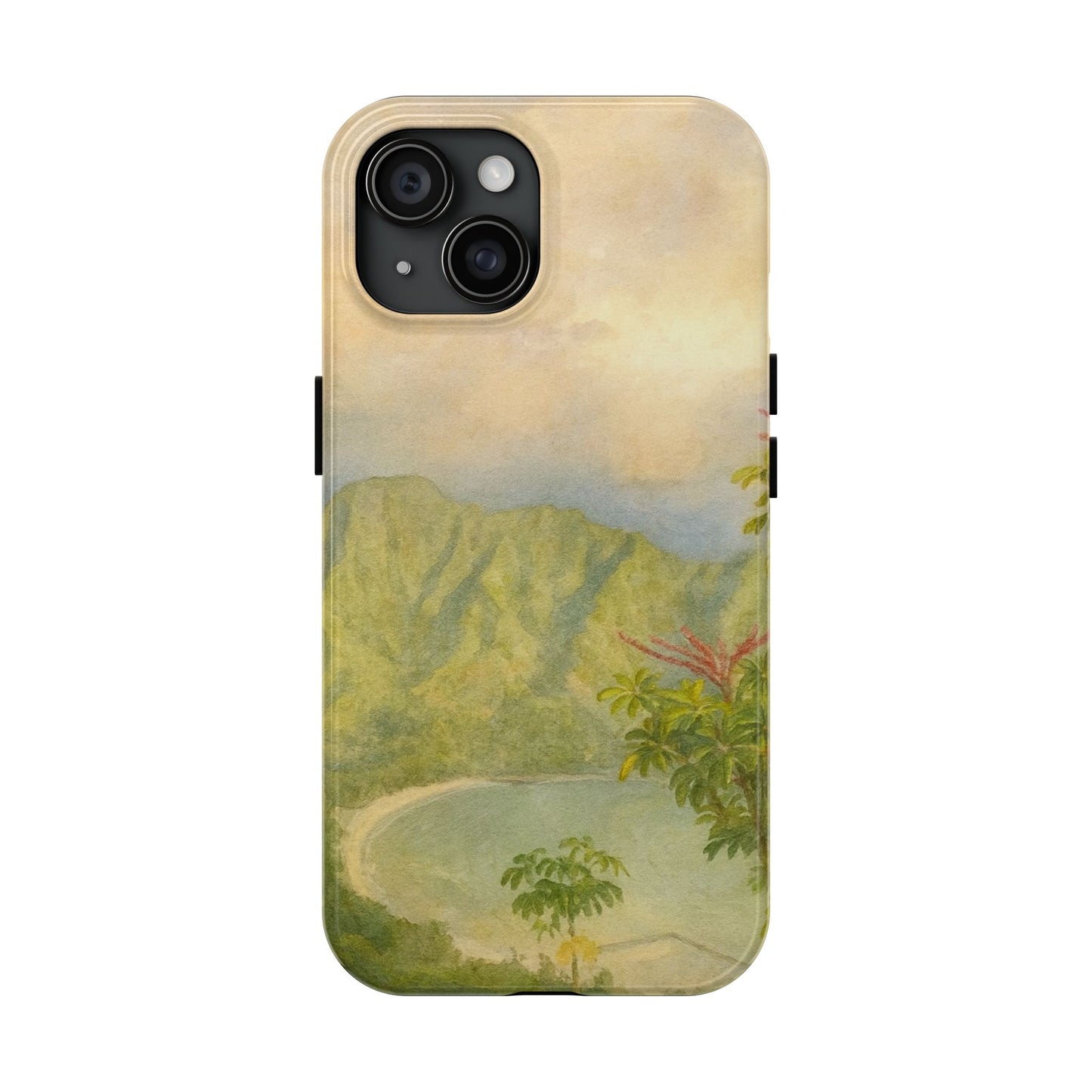 Vintage Tropical Beach - Protective Phone Case
