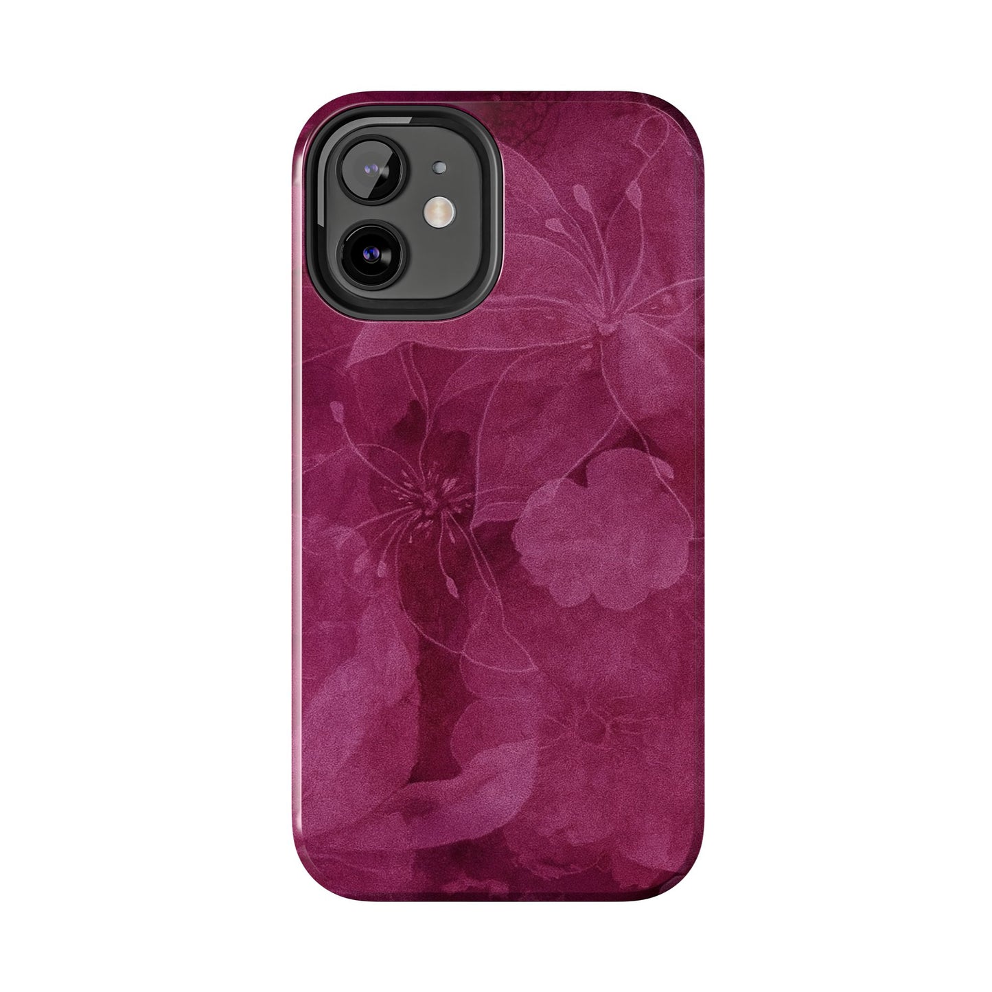 Magenta Petals - Protective Phone Case