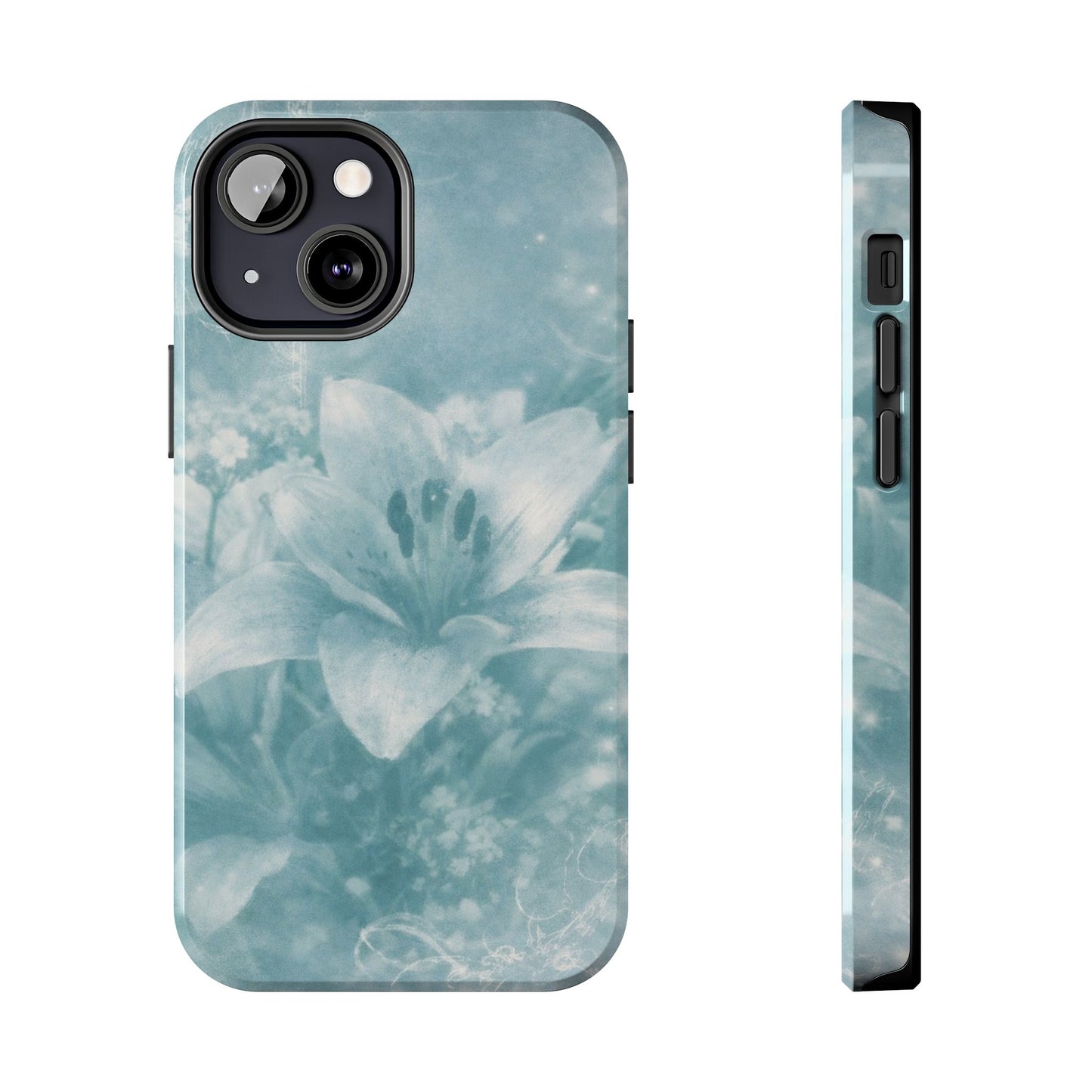 Teal Lily - Protective Phone Case
