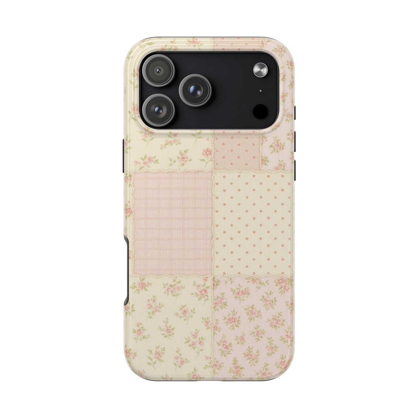 Floral Patchwork Quilt - Protective Phone Case