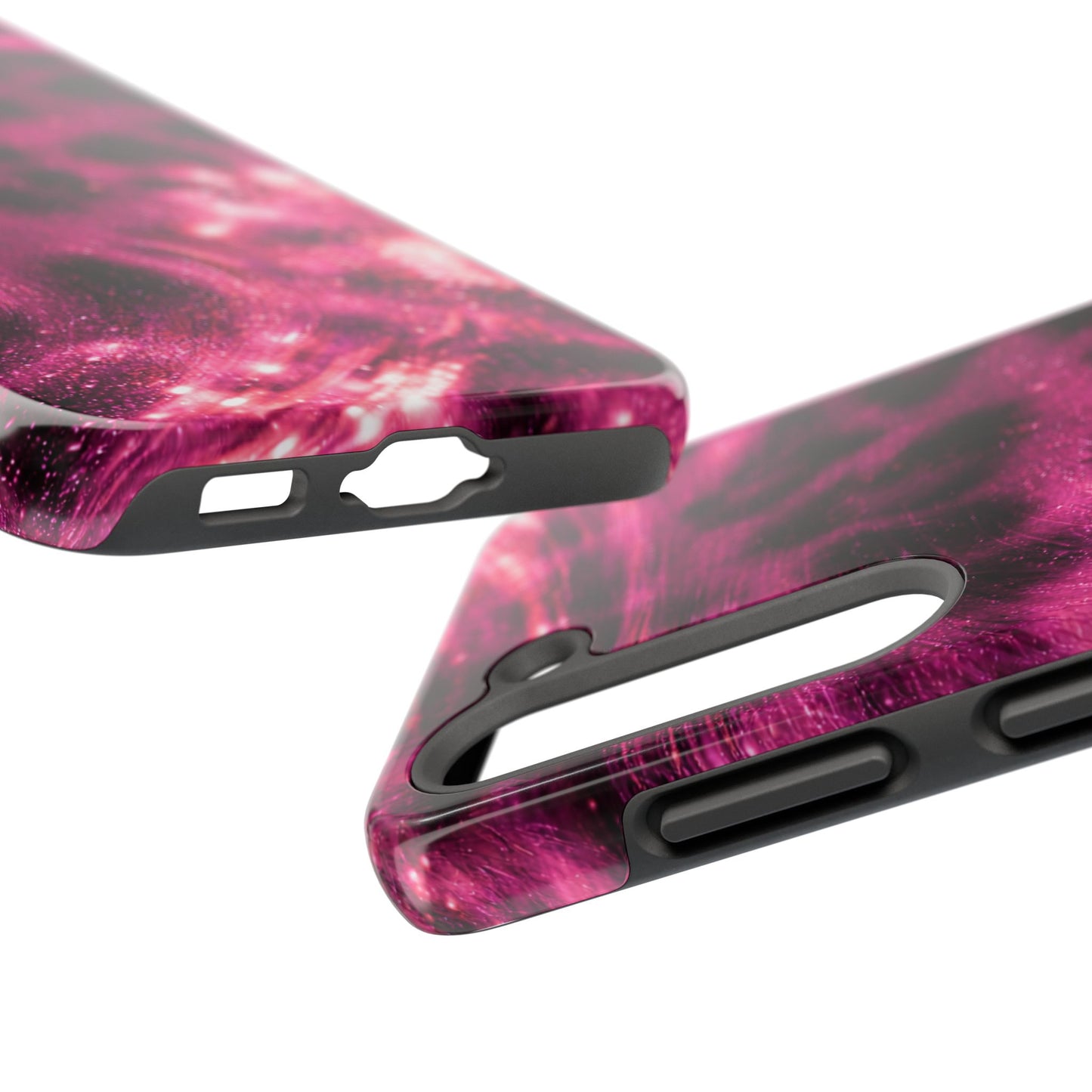 Magenta Y2K Leopard - Protective Phone Case