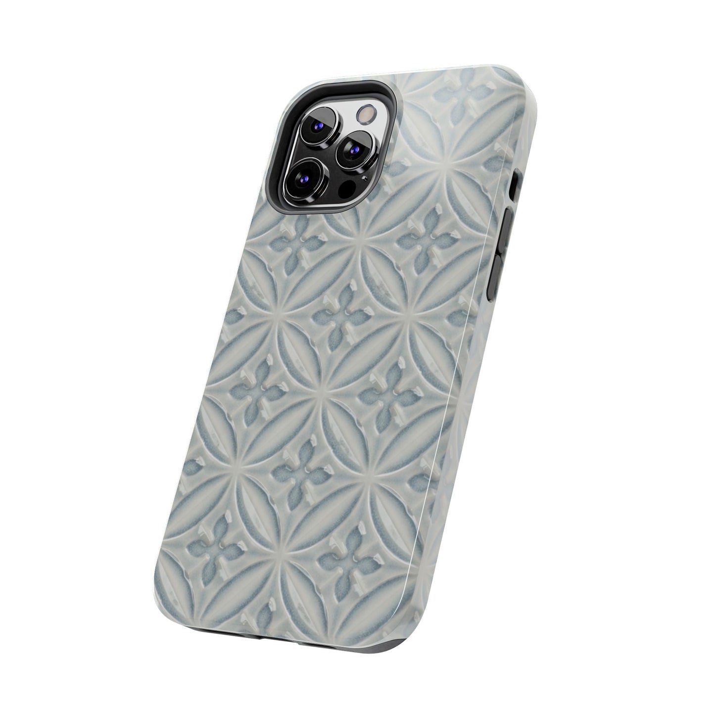 Vintage Blue Tile - Protective Phone Case