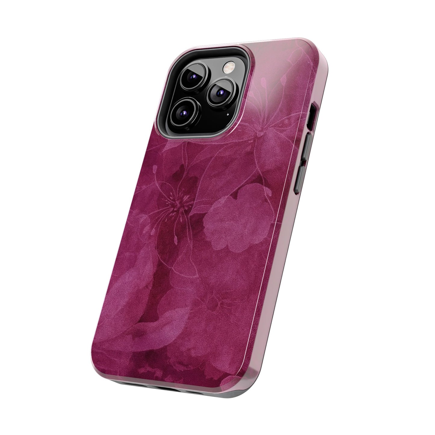Magenta Petals - Protective Phone Case