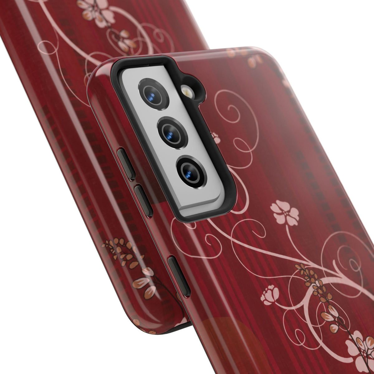Crimson Bloom - Protective Phone Case