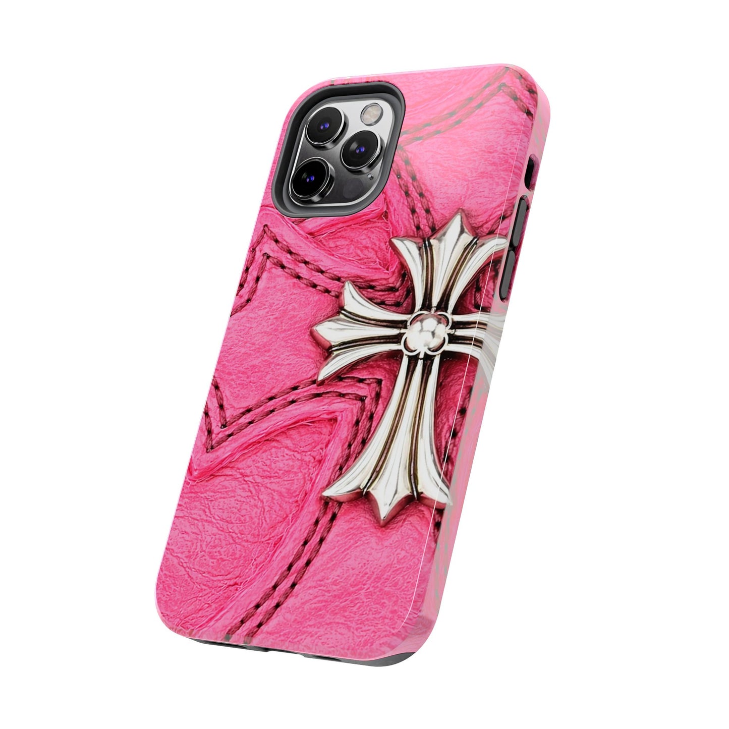 Pink Cross - Protective Phone Case