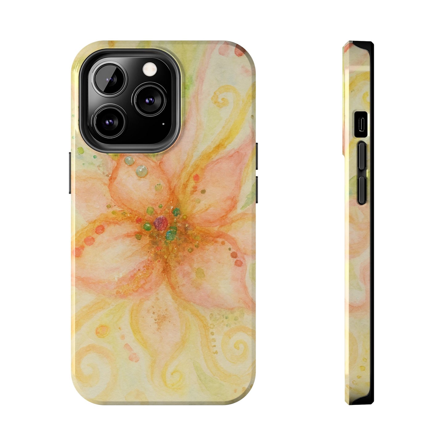 Shimmery Flower - Protective Phone Case