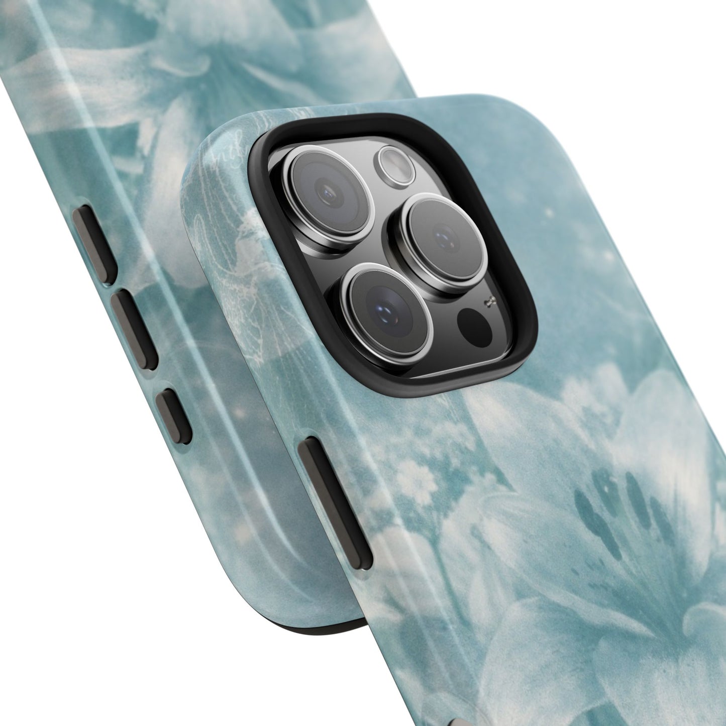 Teal Lily - Protective Phone Case