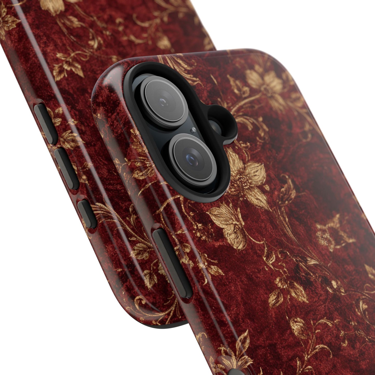 Floral Burgundy - Protective Phone Case