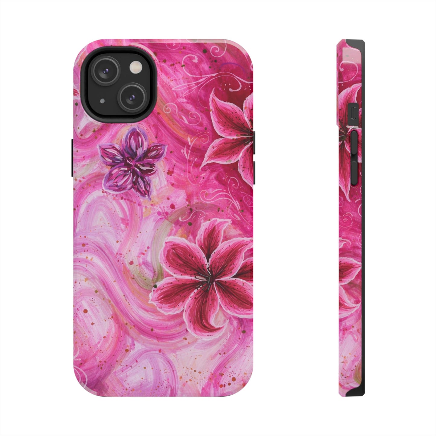 Watercolor Hibiscus - Protective Phone Case