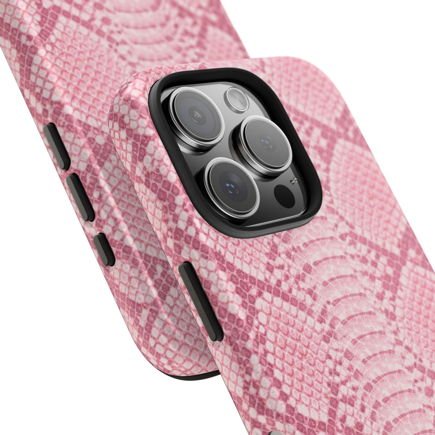 Pink Snake Skin - Protective Phone Case