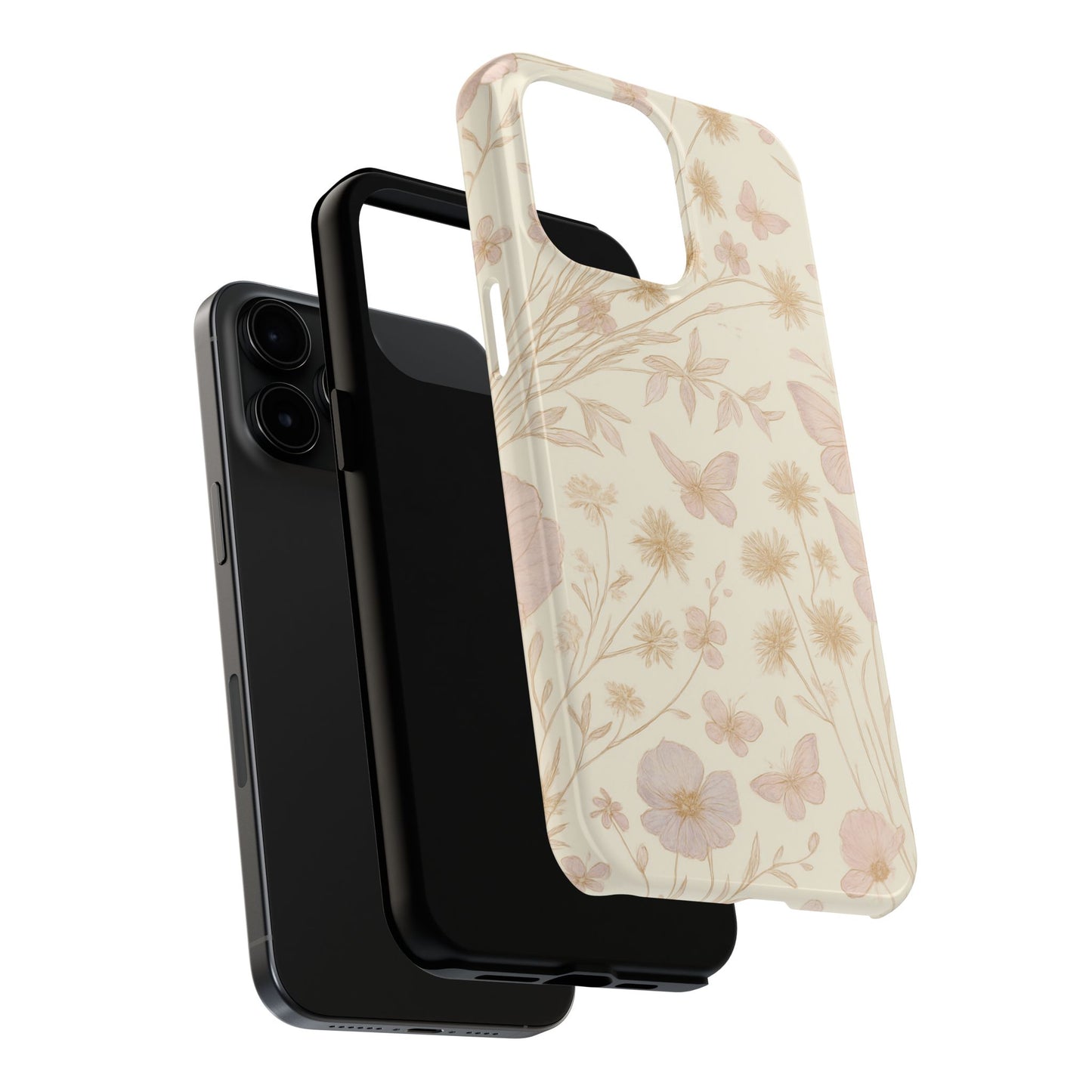 Floral Flutter - Protective Phone Case
