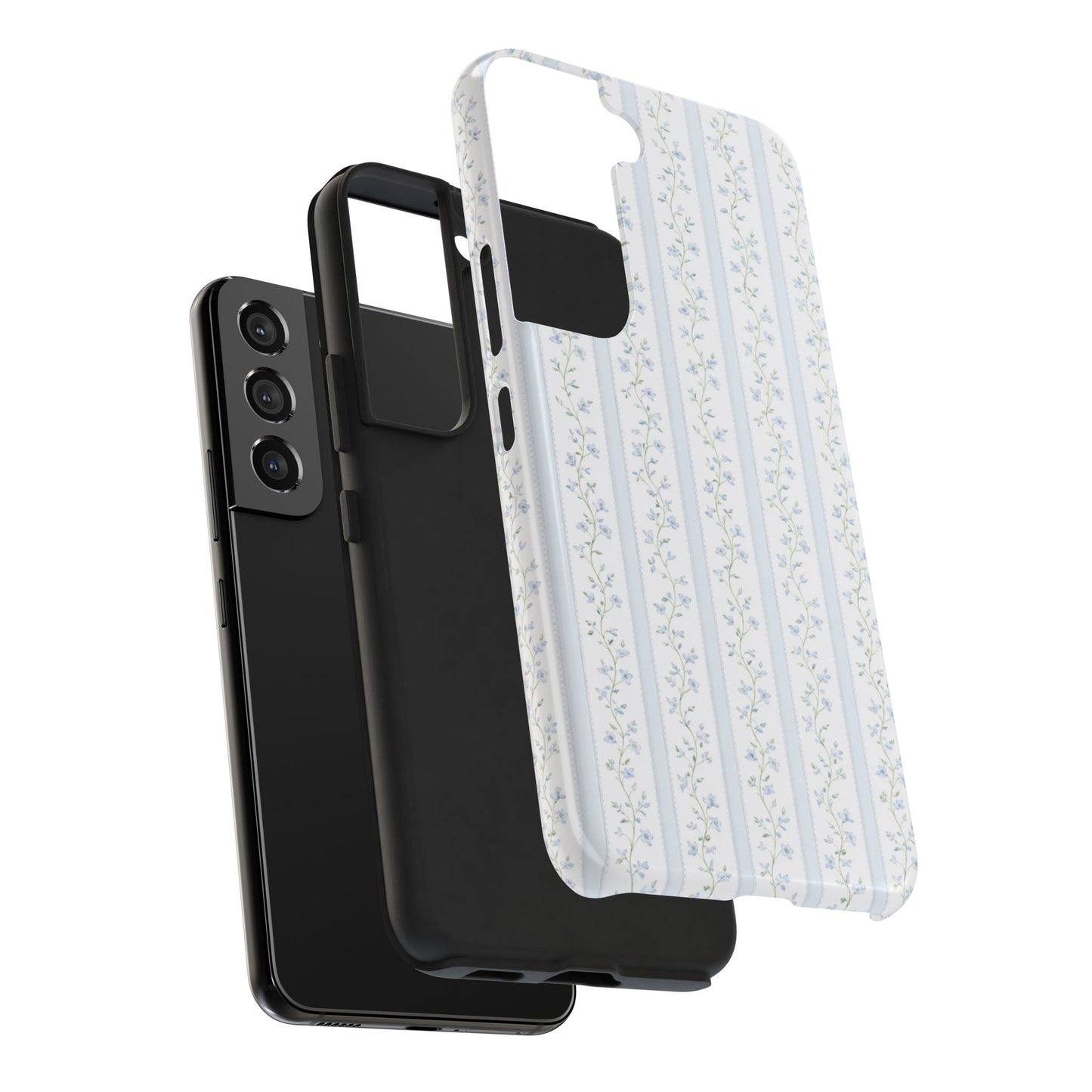 Vintage Blue Vine - Protective Phone Case