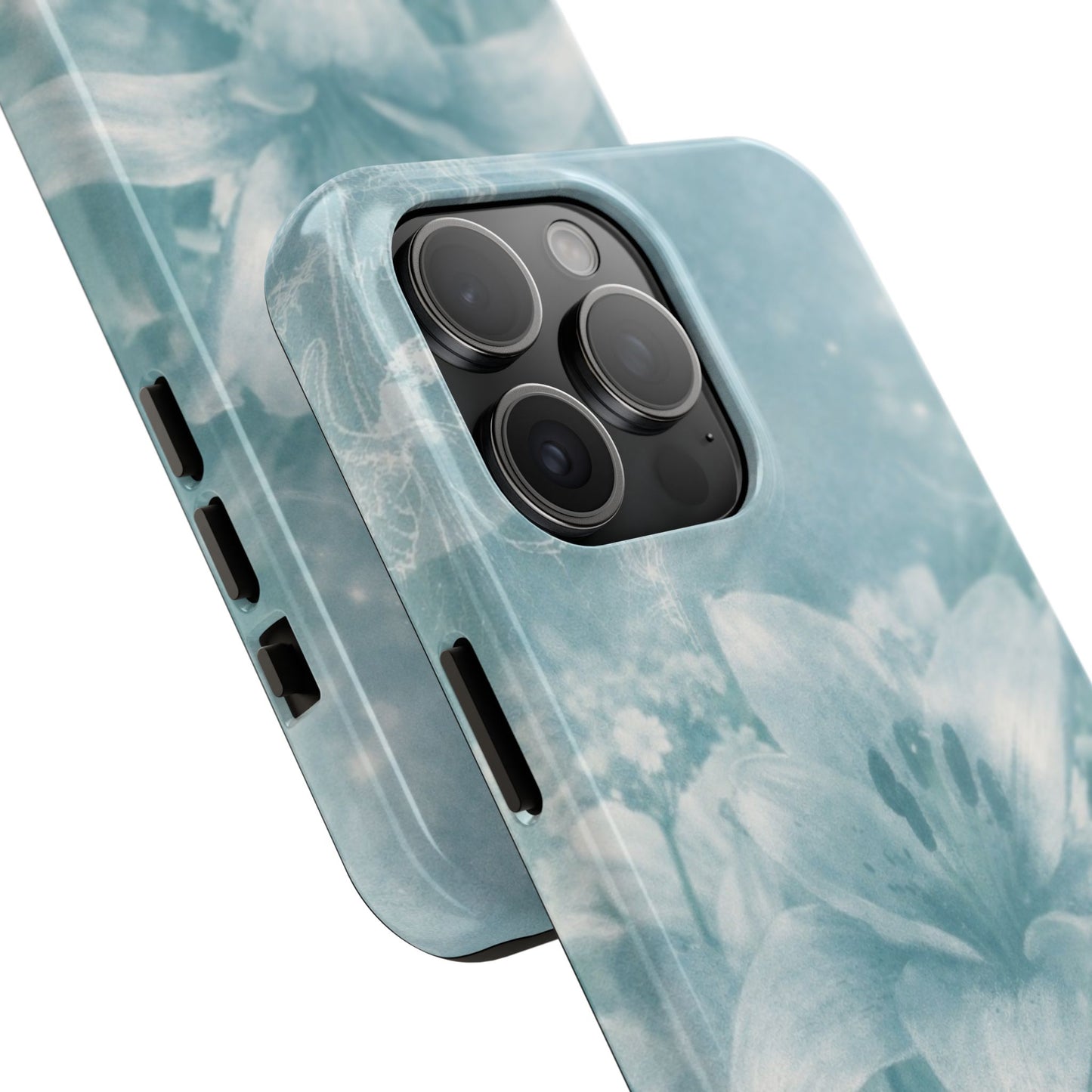 Teal Lily - Protective Phone Case