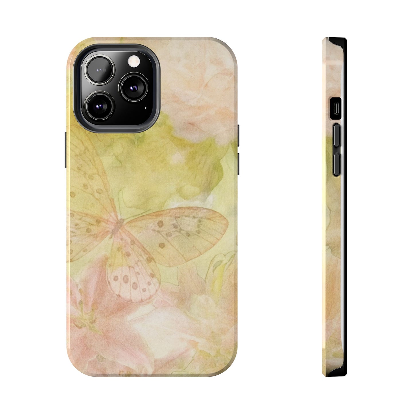 Rose Butterfly - Protective Phone Case