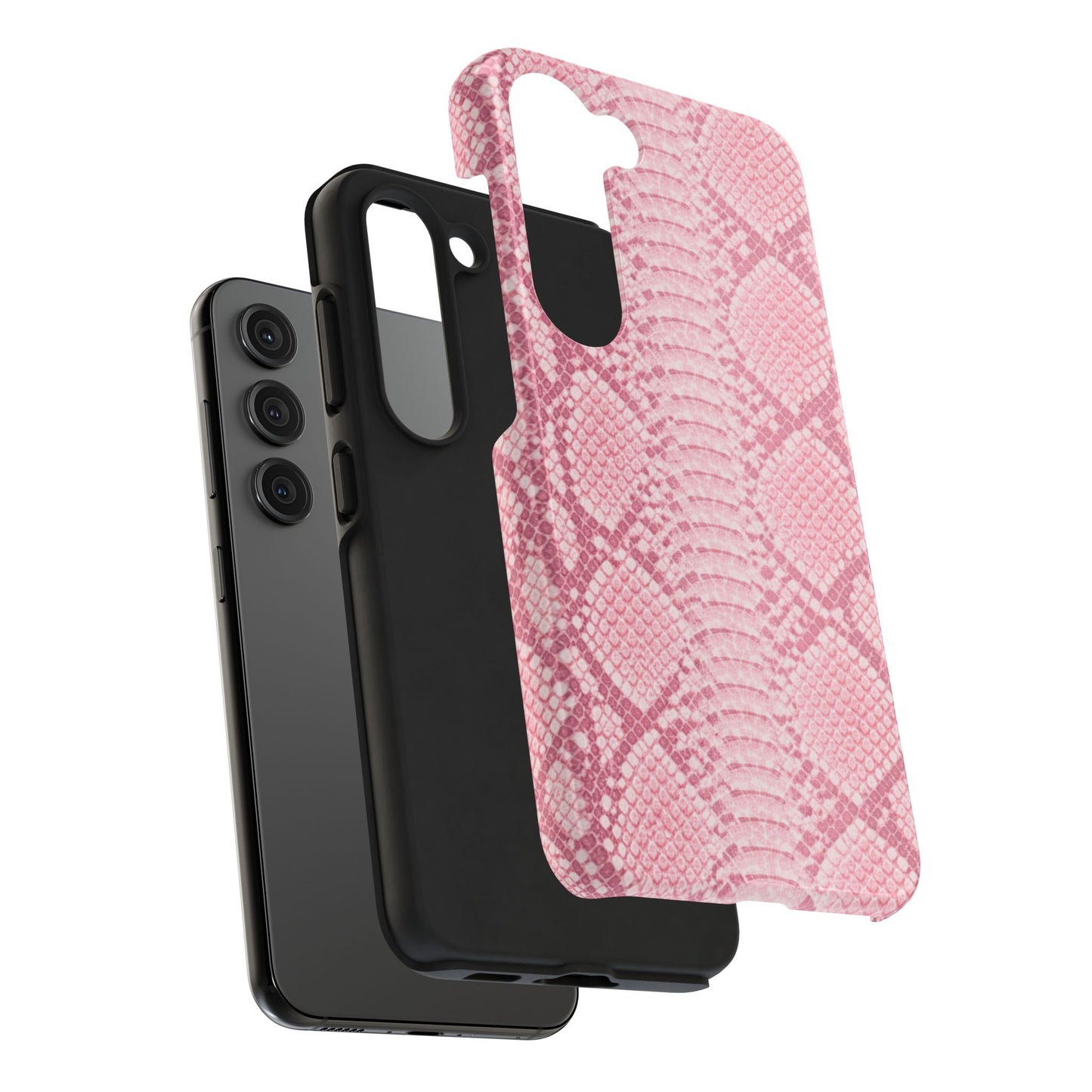 Pink Snake Skin - Protective Phone Case