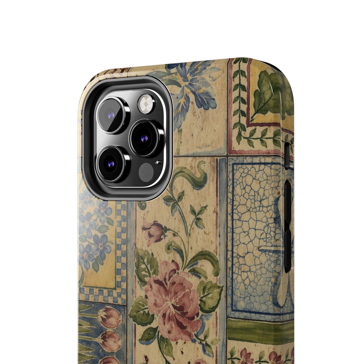 Vintage Floral Patchwork - Protective Phone Case