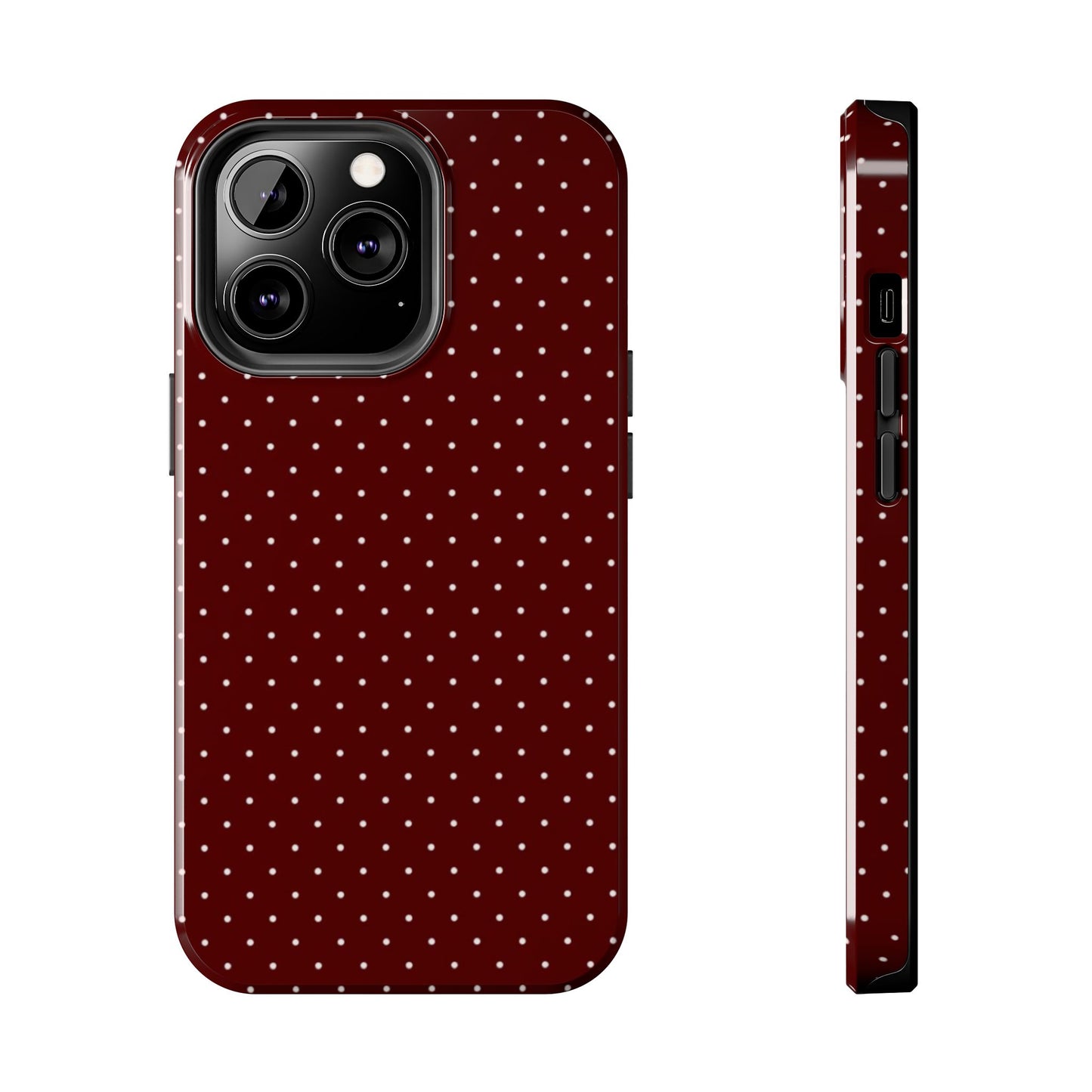 Red Polka Dots - Protective Phone Case