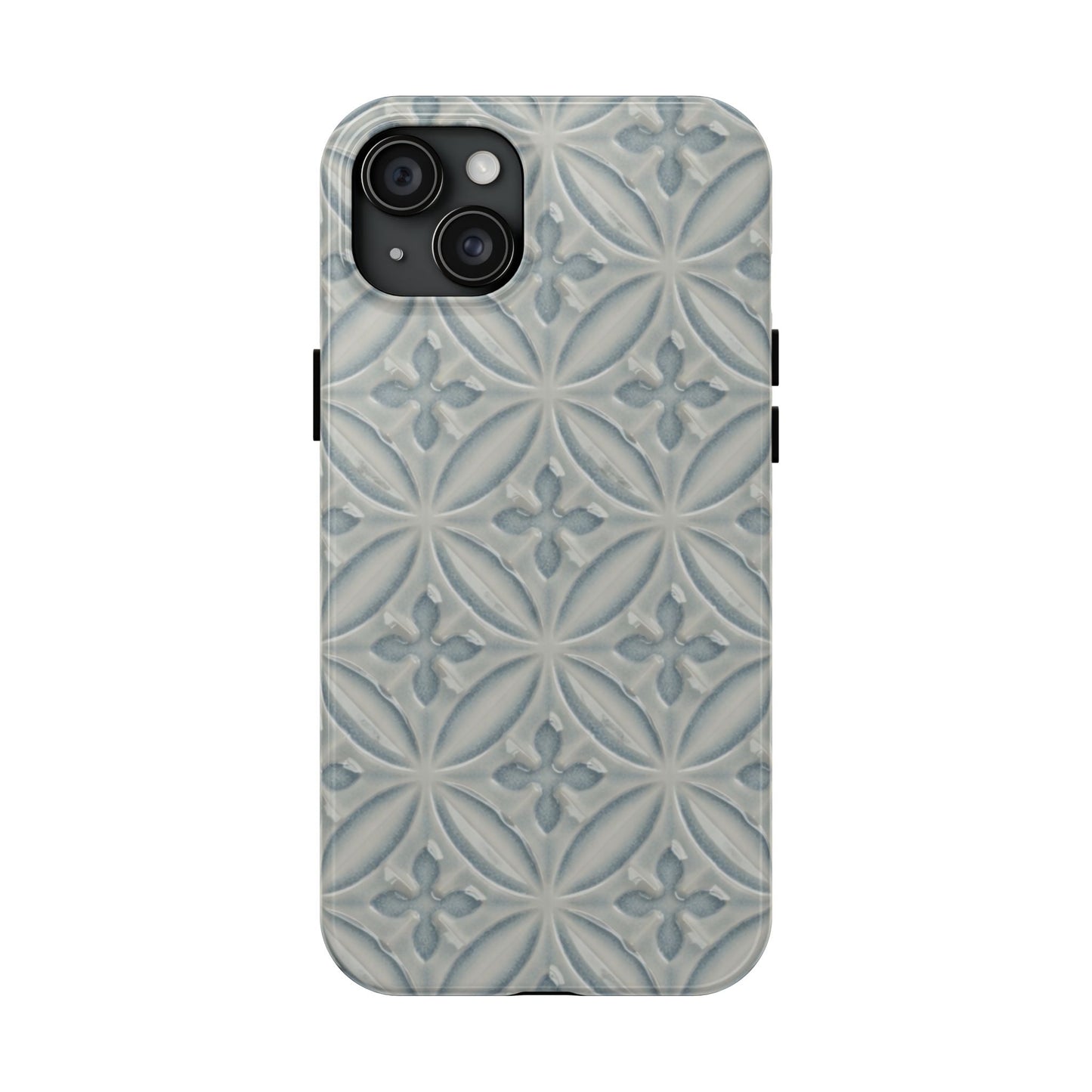 Vintage Blue Tile - Protective Phone Case