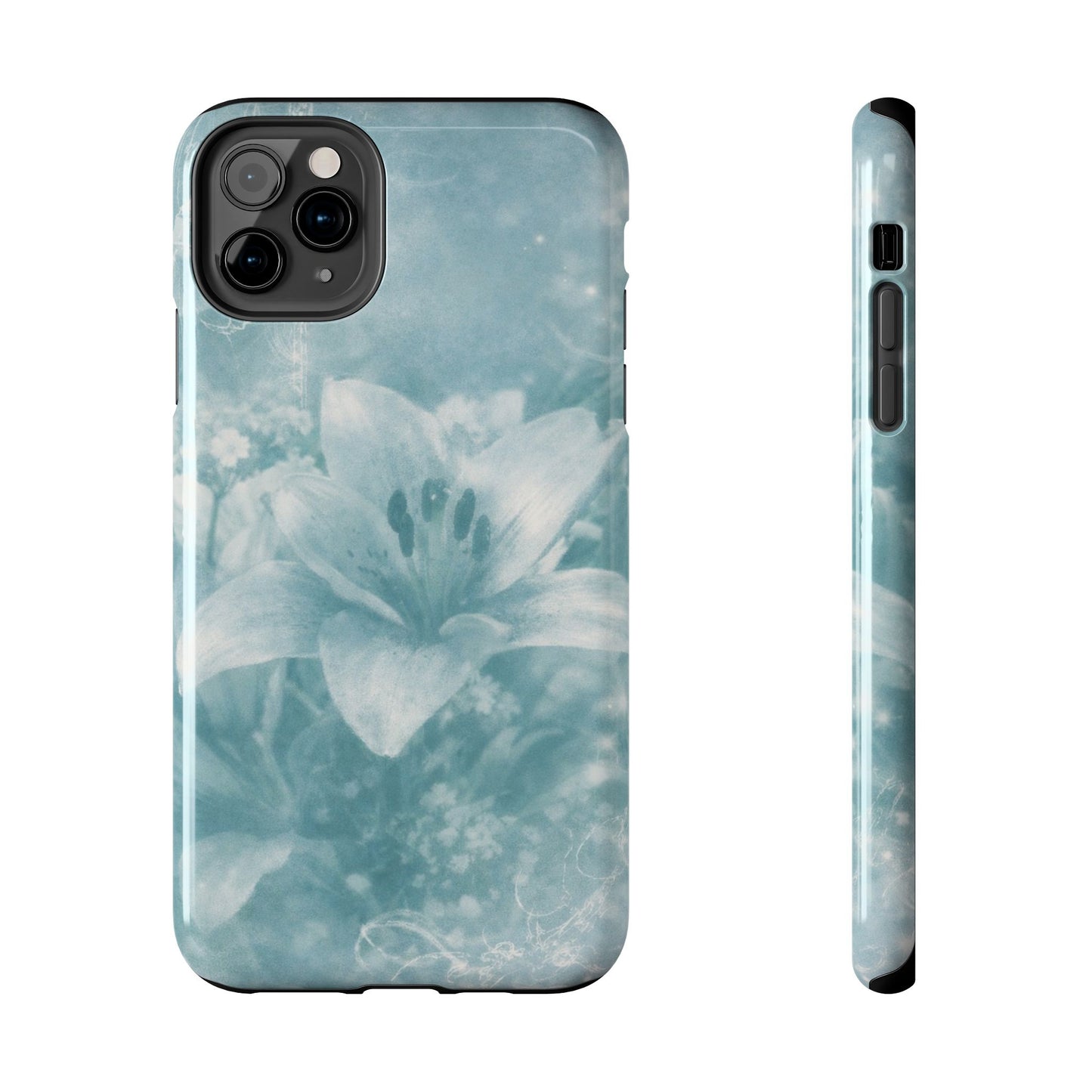 Teal Lily - Protective Phone Case