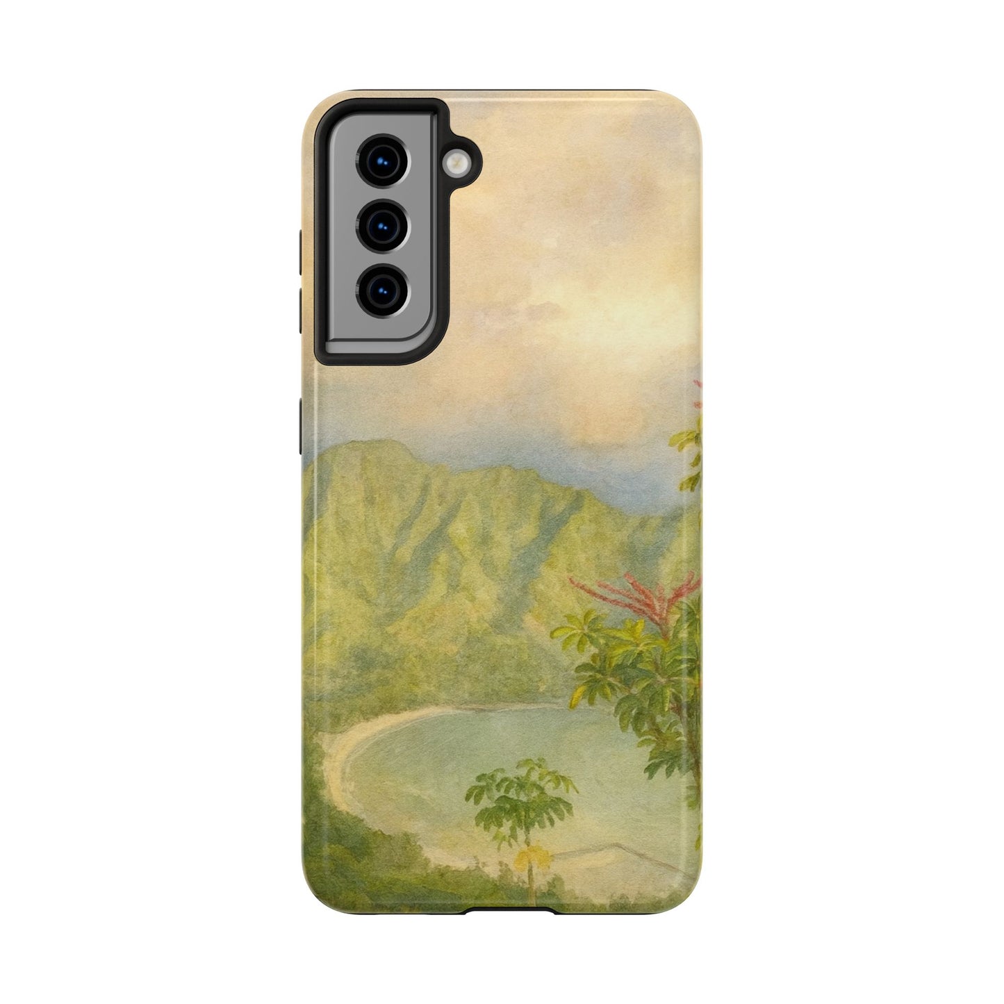 Vintage Tropical Beach - Protective Phone Case
