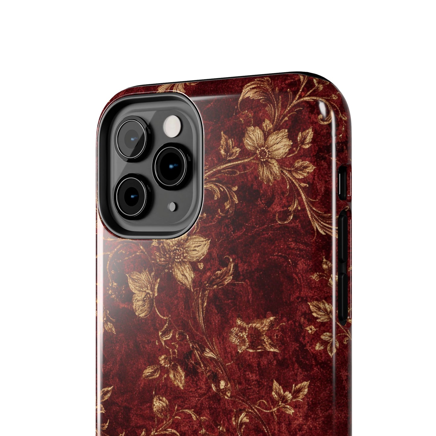 Floral Burgundy - Protective Phone Case