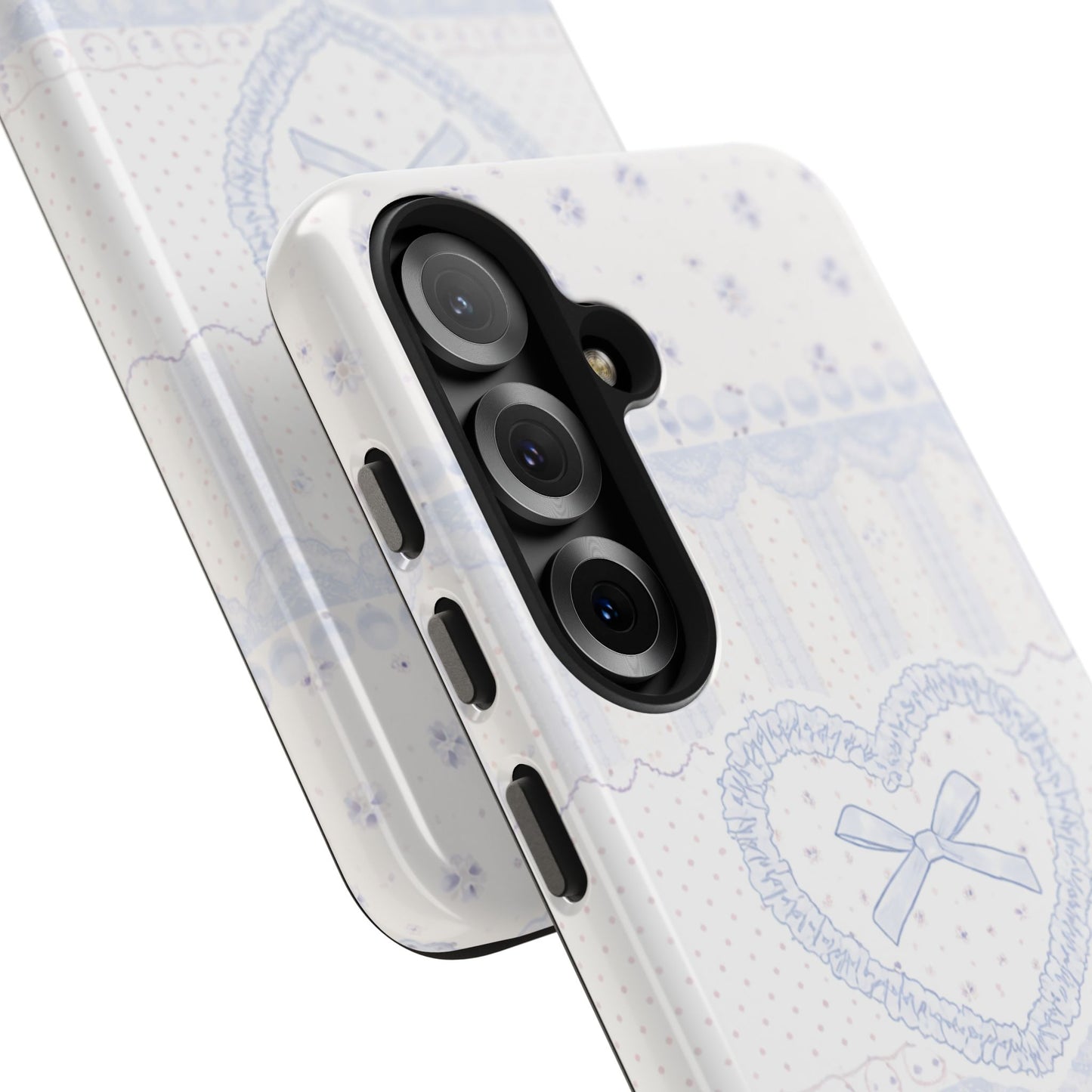 Coquette Blue Lace - Protective Phone Case