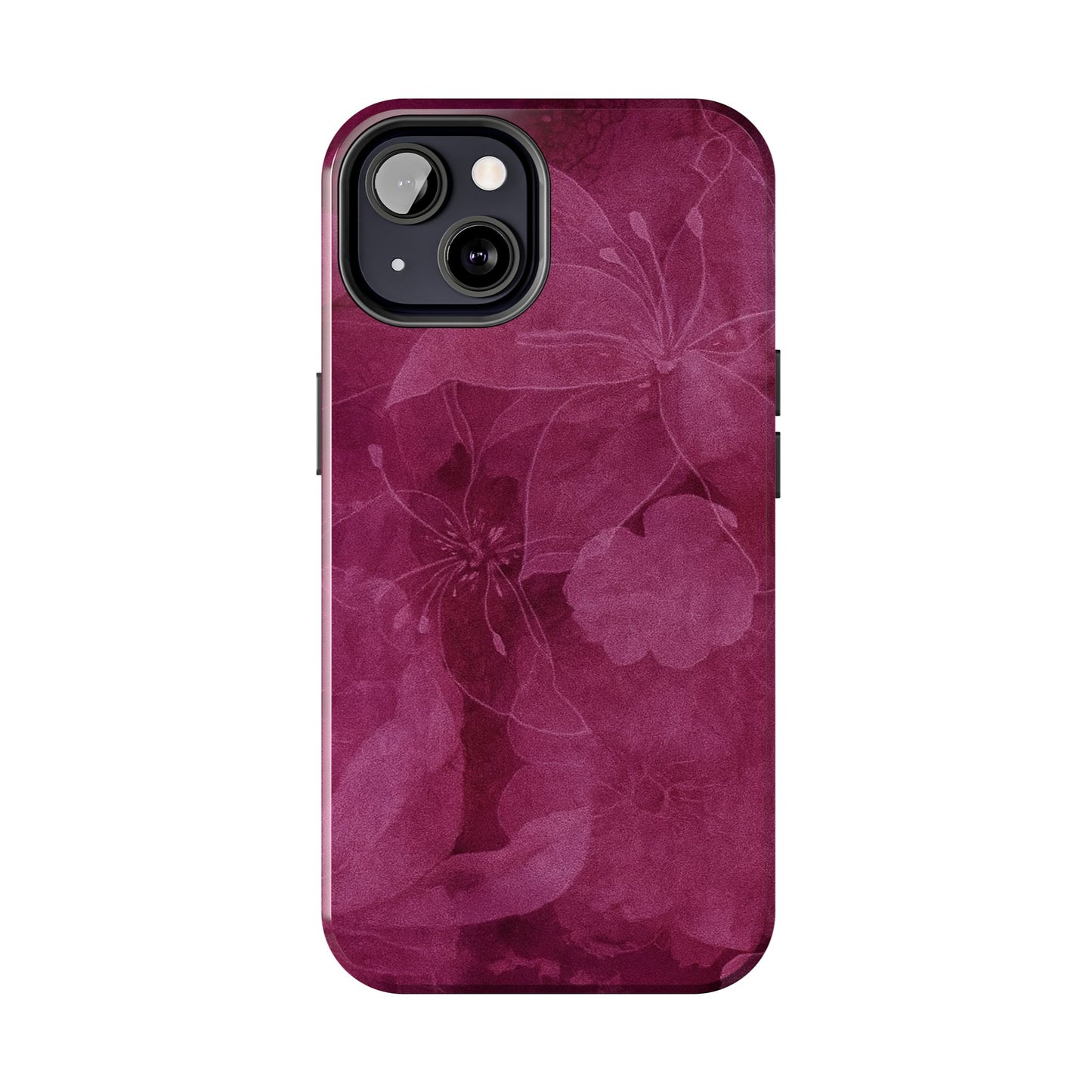 Magenta Petals - Protective Phone Case