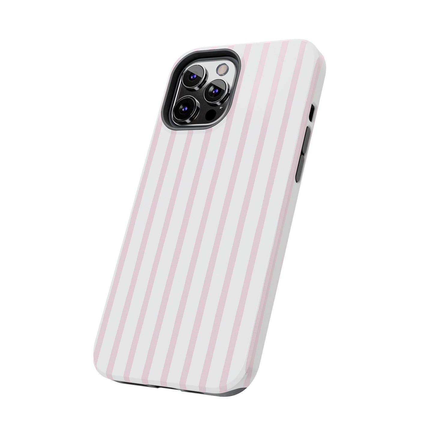 Pink Vertical Stripes - Protective Phone Case