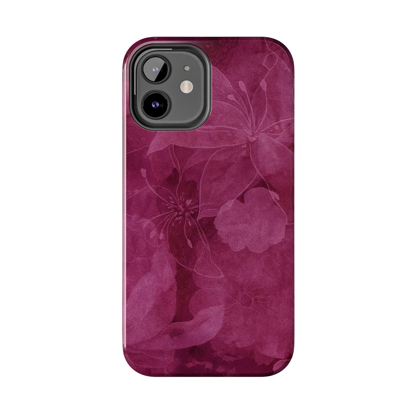 Magenta Petals - Protective Phone Case