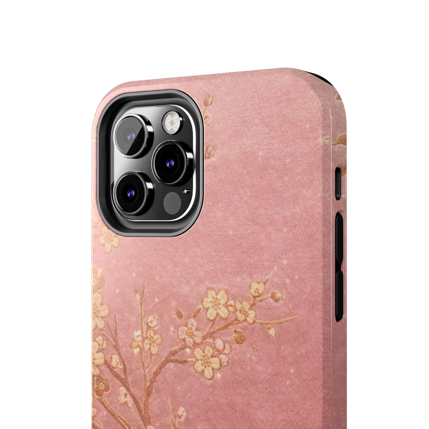 Pink Gold Cherry Blossom - Protective Phone Case