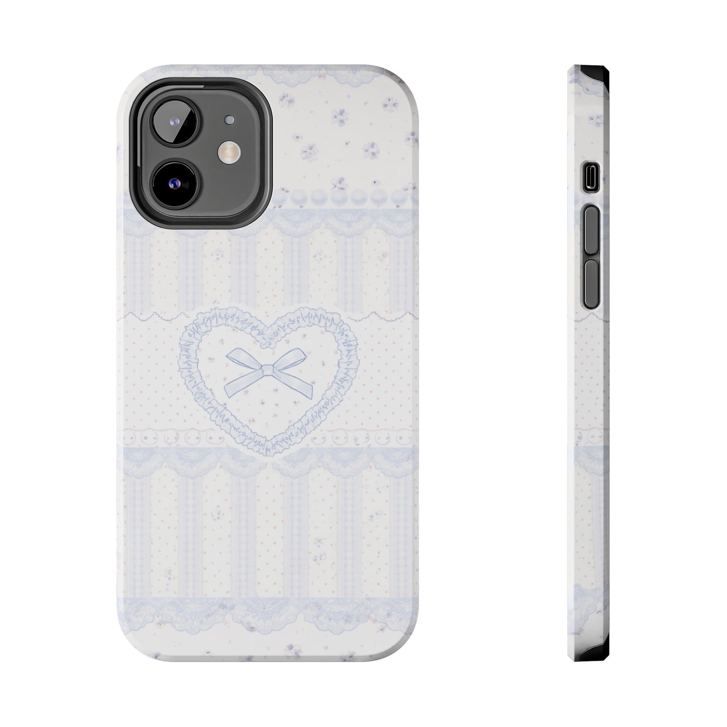 Coquette Blue Lace - Protective Phone Case