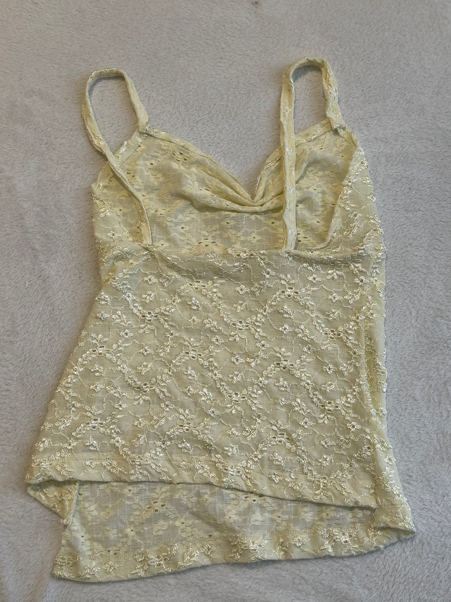 Off-White Lace Cami